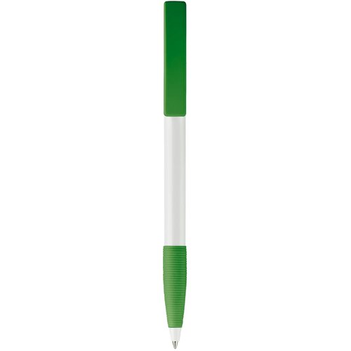 Balpen Nash grip hardcolour wit / groen