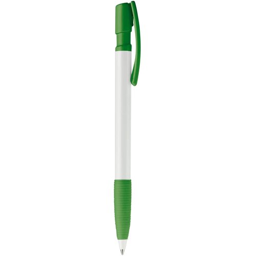 Balpen Nash grip hardcolour wit / groen