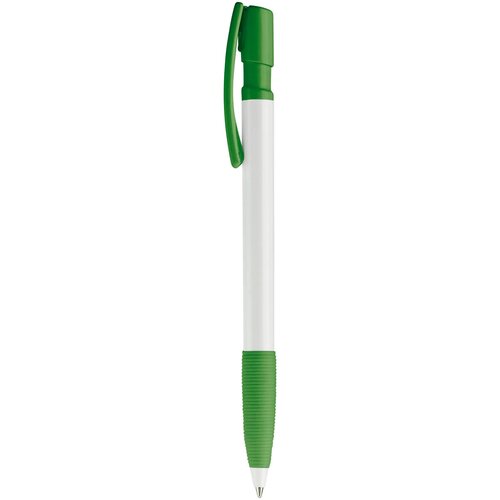 Balpen Nash grip hardcolour wit / groen