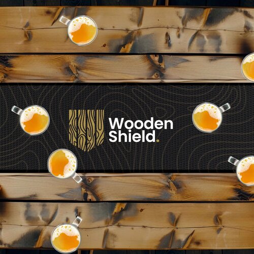 Bar runner sublimatie Zwart
