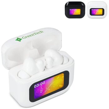Draadloze ANC Oordopjes met touchscreen bediening wit