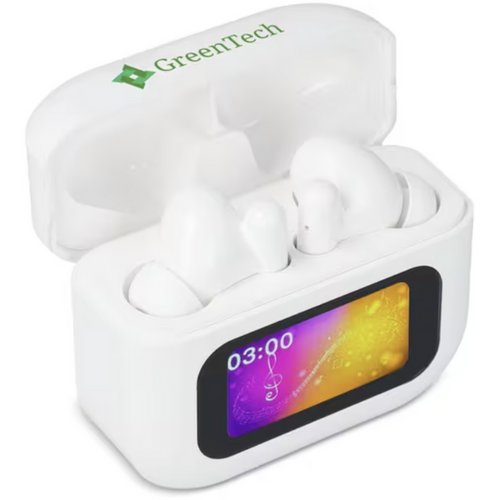 Draadloze ANC Oordopjes met touchscreen bediening wit