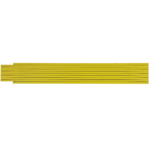 Duimstok hout 2m premium gekleurd geel