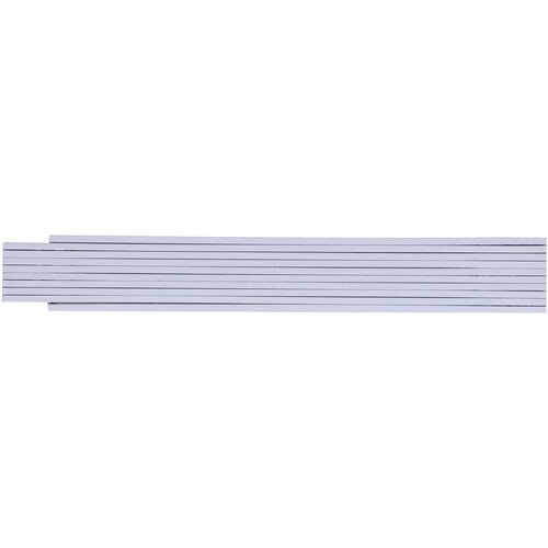 Duimstok hout 2m premium gekleurd wit