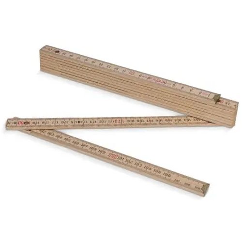 Duimstok hout 2m premium natuurlijk hout