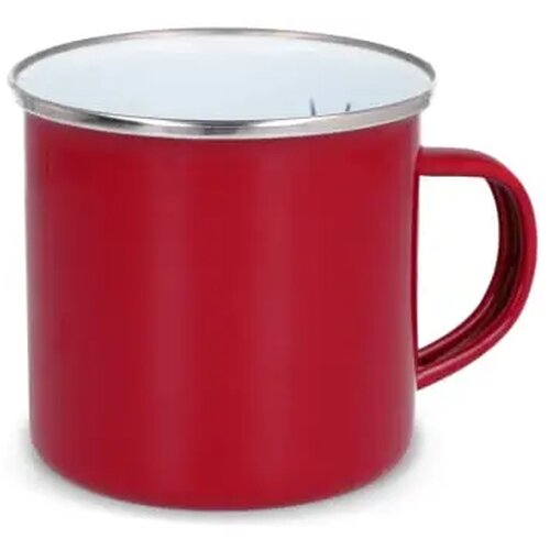 Emaille mok 350ml rood 350 ml