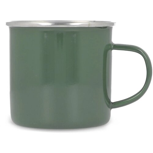 Emaille mok 350ml olijfgroen 350 ml