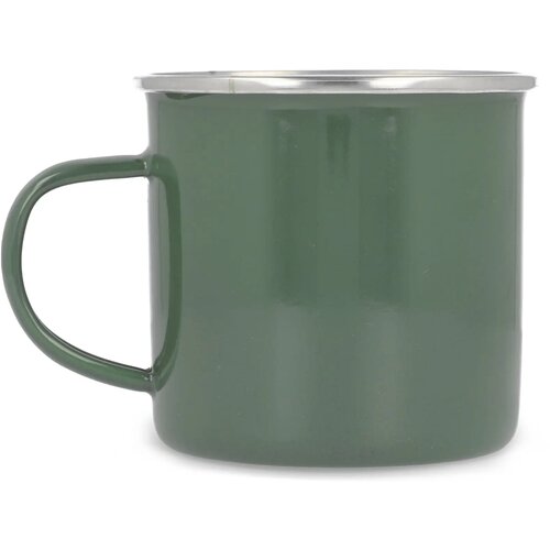 Emaille mok 350ml olijfgroen 350 ml