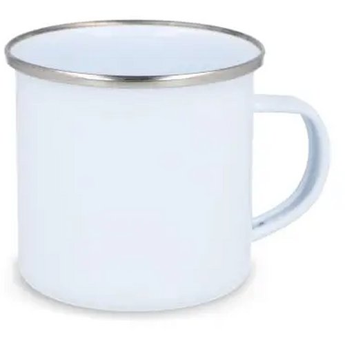 Emaille mok 350ml wit