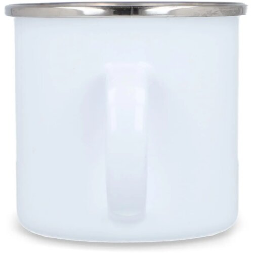 Emaille mok 350ml wit 350 ml