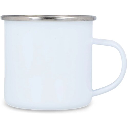 Emaille mok 350ml wit 350 ml