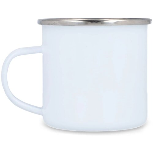 Emaille mok 350ml wit 350 ml