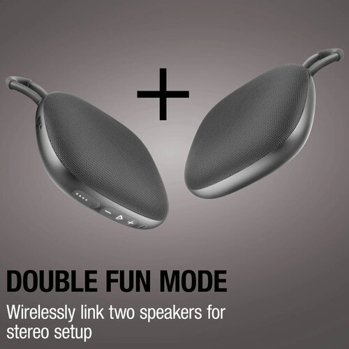 Fresh n Rebel Bold S3 Waterbestendige Bluetooth Speaker donker grijs