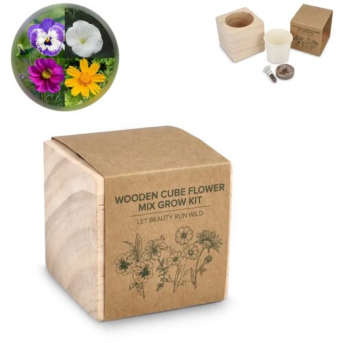 FSC Houten Plantenbak Set Bloemenmix voor de Tuin