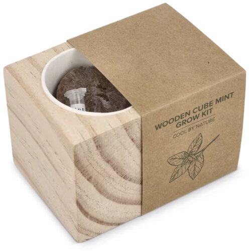 FSC Houten Plantenbak Set – Mint natuur