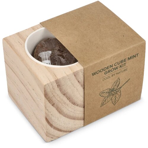 FSC Houten Plantenbak Set – Mint natuur