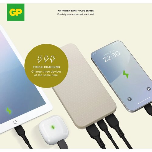 GP B+ Series Powerbank 10000 mAh beige