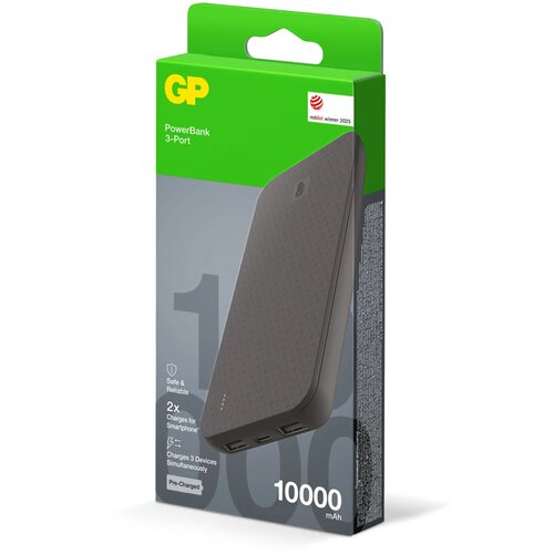GP B+ Series Powerbank 10000 mAh zwart