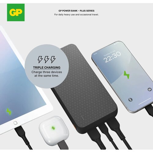 GP B+ Series Powerbank 20000 mAh zwart