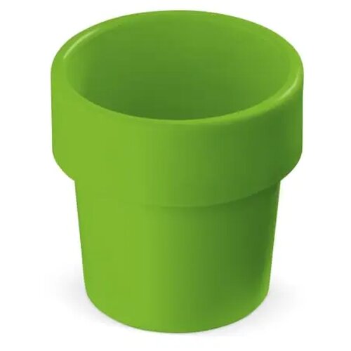 Hot-but-cool beker met kerstomaten zaadjes lichtgroen