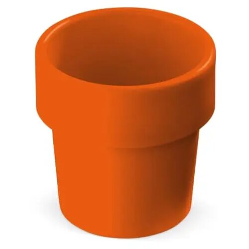 Hot-but-cool beker met kerstomaten zaadjes oranje
