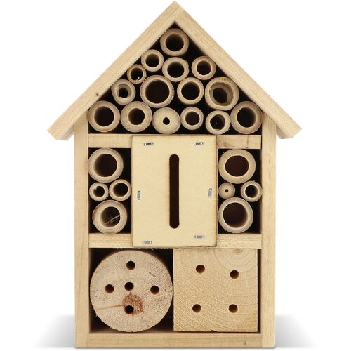 Insectenhotel van FSC-hout Naturel