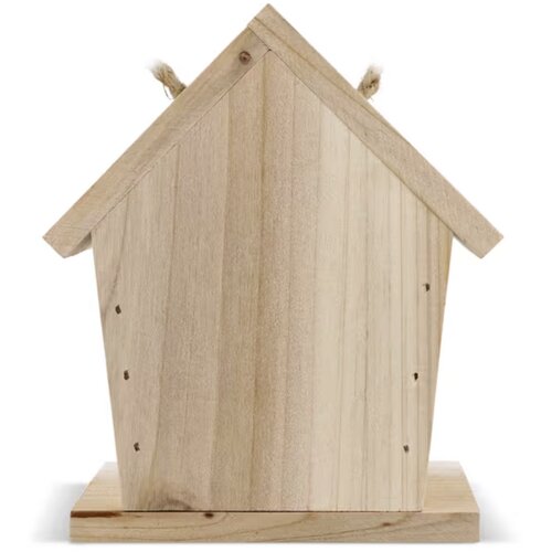 Klein vogelhuisje van FSC-hout natuur
