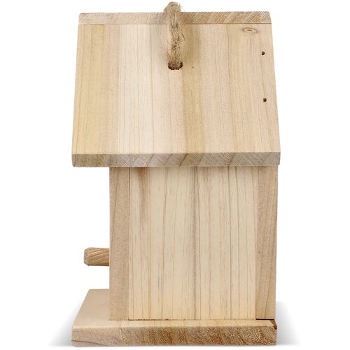 Klein vogelhuisje van FSC-hout natuur