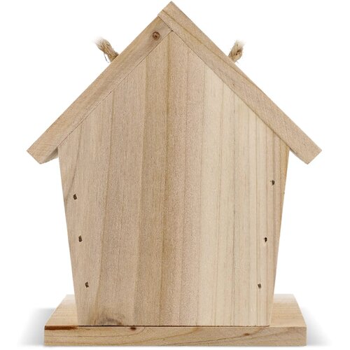 Klein vogelhuisje van FSC-hout natuur