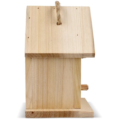 Klein vogelhuisje van FSC-hout natuur
