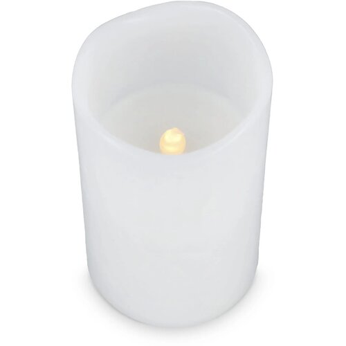 Koselys 3-delige set LED-waxkaarsen Ecru