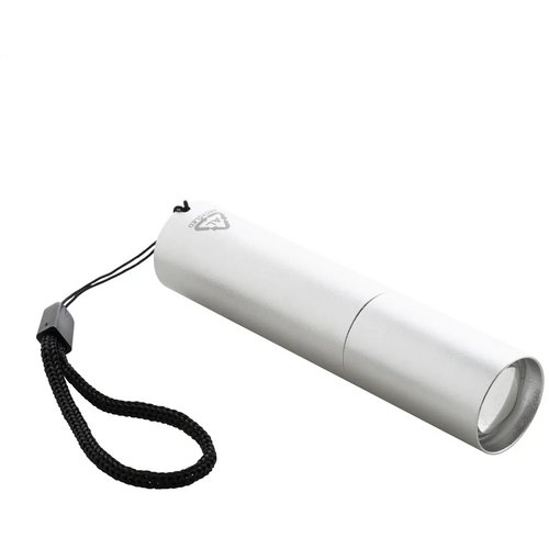 Chargelight Tone Oplaadbare Zaklamp Van Gerecycled Aluminium Zilver