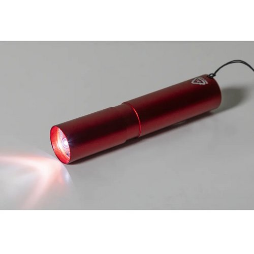 Chargelight Tone Oplaadbare Zaklamp Van Gerecycled Aluminium Rood
