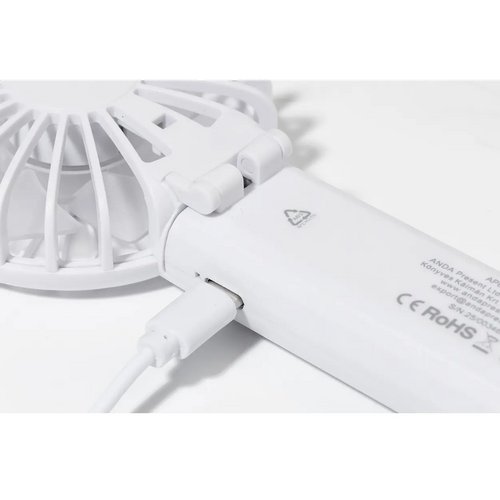 Chilly Rabs Oplaadbare Handventilator Wit