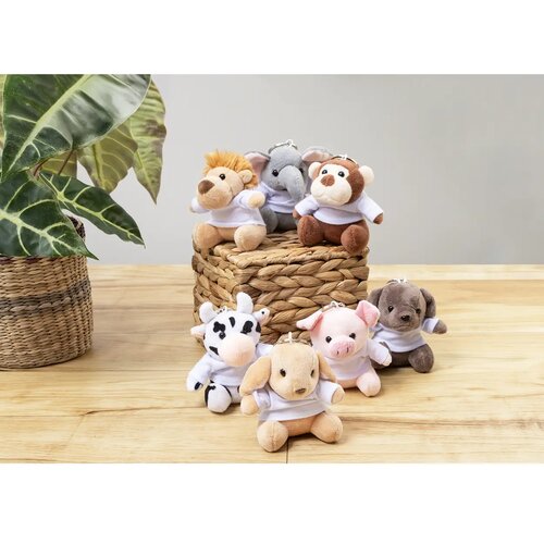 Apefob Pluche Aap Sleutelhanger Bruin