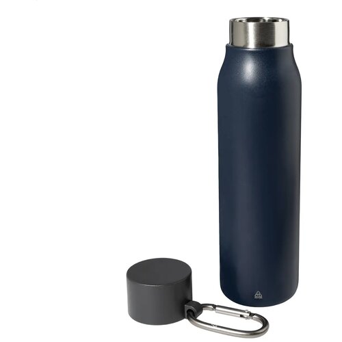 Baruntse Rss Geïsoleerde Fles Donker Blauw