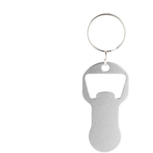 Biropi Flesopener Sleutelhanger Zilver