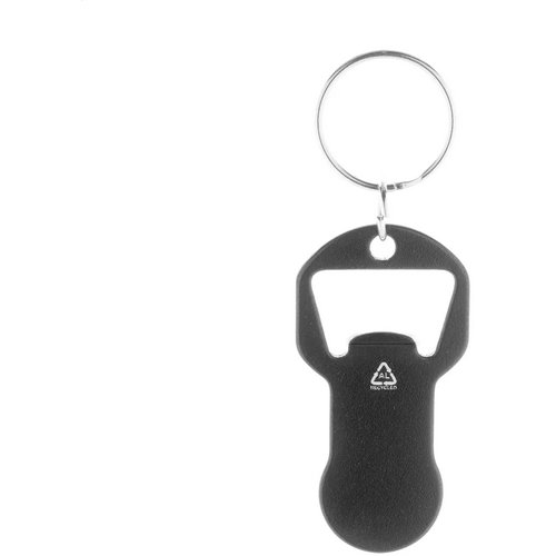 Biropi Flesopener Sleutelhanger Zwart