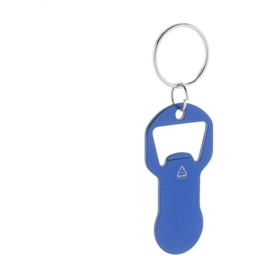 Biropi Flesopener Sleutelhanger Blauw