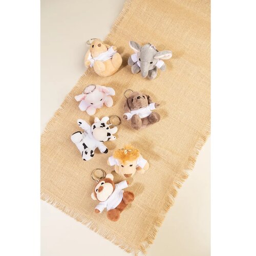 Bunnyfob Pluche Konijntje Sleutelhanger Bruin