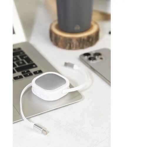 Cabsle Plus 60W Usb-C Laderkabel Wit