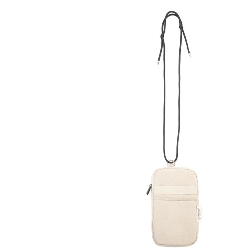 Canvafon Gerecycled Canvas Crossbody Mobiele Tas Natuurlijk