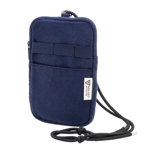 Canvafon Gerecycled Canvas Crossbody Mobiele Tas Blauw