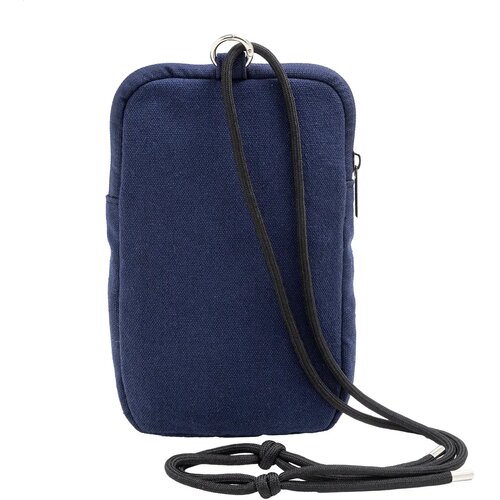 Canvafon Gerecycled Canvas Crossbody Mobiele Tas Blauw