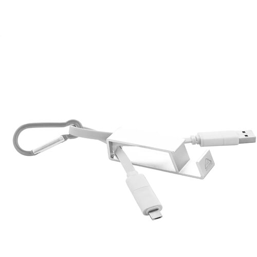 Cappy Usb-Oplaadkabel Zilver