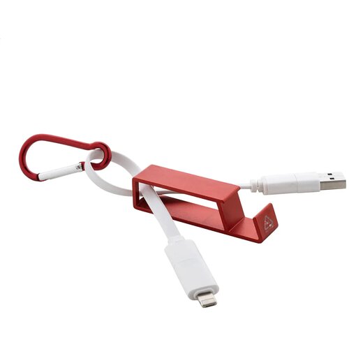 Cappy Usb-Oplaadkabel Rood