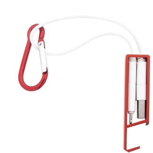 Cappy Usb-Oplaadkabel Rood