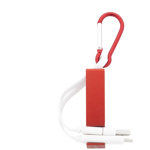Cappy Usb-Oplaadkabel Rood