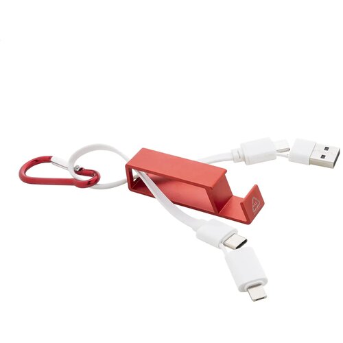 Cappy Usb-Oplaadkabel Rood