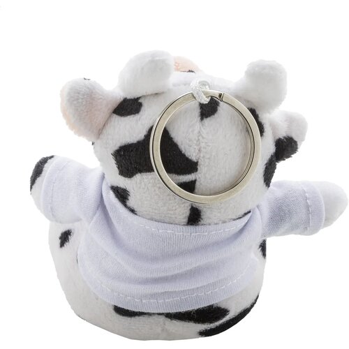 Cowfob Pluche Koe Sleutelhanger Wit